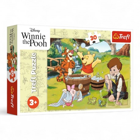 18321 TREFL PUZZLE 30 el. KUBUŚ PUCHATEK, DZIEŃ Z PUCHATKIEM