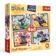 34666 TREFL PUZZLE 4w1 LILO&STITCH, WAKACJE NA HAWAJACH 4+