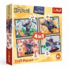 34666 TREFL PUZZLE 4w1 LILO&STITCH, WAKACJE NA HAWAJACH 4+