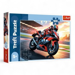 16489 TREFL PUZZLE 100 el SZYBKI MOTOCYKL