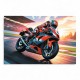 16489 TREFL PUZZLE 100 el SZYBKI MOTOCYKL