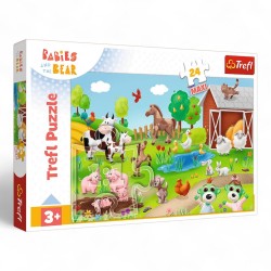 14372 TREFL PUZZLE 24 EL MAXI BOBASKI I MIŚ, BOBASKI I ZWIERZĘTA
