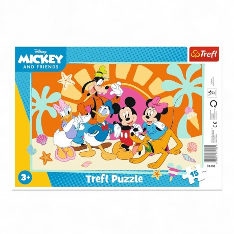 31433 TREFL PUZZLE RAMKOWE 15 EL MYSZKA MIKI, CIEKAWOSTKI MIKI