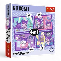 34673 TREFL PUZZLE 4w1 DZIEŃ KUROMI