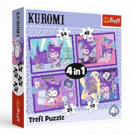 34673 TREFL PUZZLE 4w1 DZIEŃ KUROMI