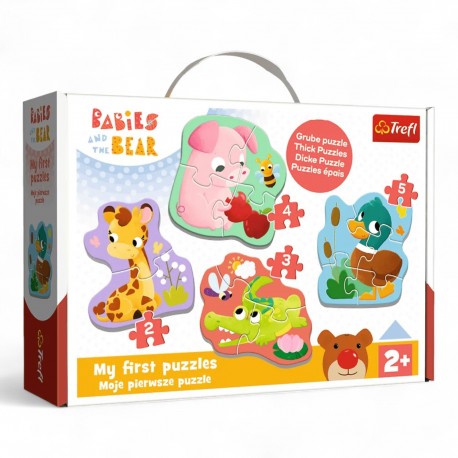 36135 TREFL BABY PUZZLE BOBASKOWE ZWIERZĘTA