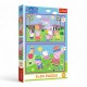 34435 TREFL PUZZLE 2X24 EL. ŚWINKA PEPPA, PEPPA NA PLACU ZABAW