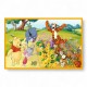 34436 TREFL PUZZLE 2X24 EL. KUBUŚ PUCHATEK, DZIEŃ W OGRODZIE
