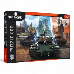 37535 TREFL PUZZLE 500 EL. WORLD OF TANKS, CZAS NA AKCJĘ!