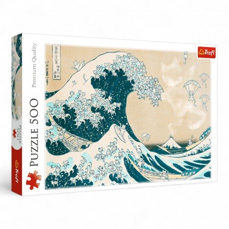 37537 TREFL PUZZLE 500 EL. WIELKA KOCIA FALA