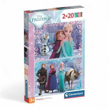 248254 CLEMENTONI PUZZLE 2x20 FROZEN