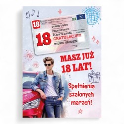 797143 KARNET MASZ JUZ 18 LAT! DOWÓD OSOBISTY, CHŁOPAK, ARMIN STYLE