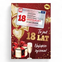 797198 KARNET TO JUZ 18 LAT! DOWÓD OSOBISTY, CZERWONY, ARMIN STYLE