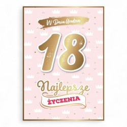 795781 KARNET W DNIU 18 URODZIN, NAJLEPSZE ŻYCZENIA, ARMIN STYLE