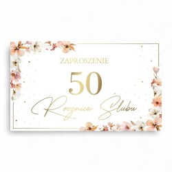 793701 ZAPROSZENIE NA 50 ROCZNICE ŚLUBU, ARMIN STYLE