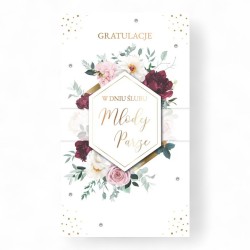 796399 KARNET GRATULACJE W DNIU ŚLUBU MŁODEJ PARZE ARMIN STYLE