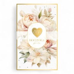 795118 KARNET X ROCZNICA ŚLUBU, ZŁOTY ARMIN STYLE