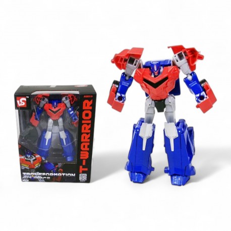 050516 ROBOT T-WARRIOR 20 cm. NIEBIESKO-CZERWONY HIPO