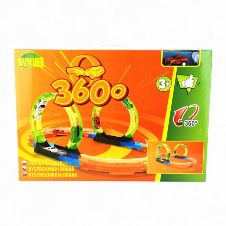 028840 TOR WYŚCIGOWY Z AUTOWYRZUTNIĄ PĘTLA 360 DROMADER
