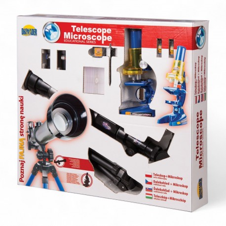 031062 ZESTAW TELESKOP + MIKROSKOP DROMADER
