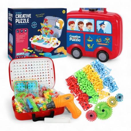 010044 UKŁADANKA 3D W WALIZCE DROMADER