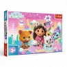 14381 TREFL PUZZLE 24 EL KOCI DOMEK GABI, KOCI ŚWIAT GABI