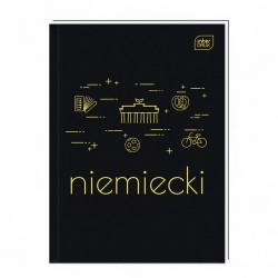 367471 BRULION ZESZYT W KRATKĘ A5 80 J. NIEMIECKI INTERDRUK