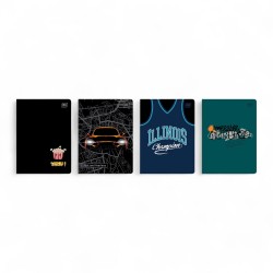 366702 ZESZYT W 3-LINIĘ A5 32 BOYS MIX INTERDRUK