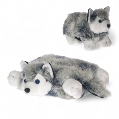 229966 DEEF PLUSZOWY PIES PODUSZKA HUSKY 32/25cm