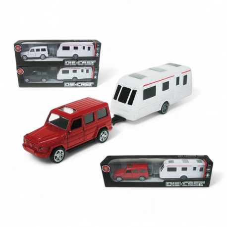 041040 AUTO AUTO Z PRZYCZEPĄ KEMPINGOWĄ HIPO