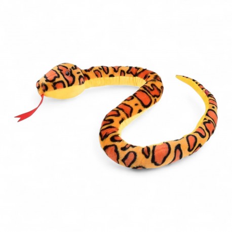 122431 BEPPE PLUSZAK PLUSZOWY WĄŻ ŻÓŁTY 210 CM