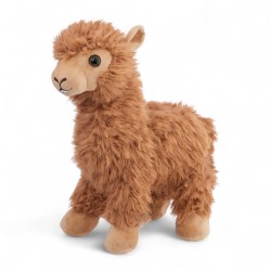 124138 BEPPE PLUSZAK PLUSZOWY ALPAKA BRĄZOWA 30 CM