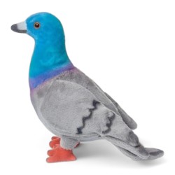 122479 BEPPE ŚREDNI PLUSZAK PLUSZOWY GOŁĄB MIEJSKI 20 CM