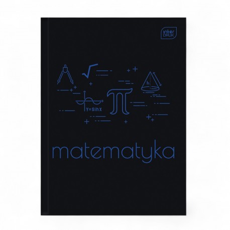 367419 BRULION ZESZYT W KRATKĘ A5 80 MATEMATYKA INTERDRUK
