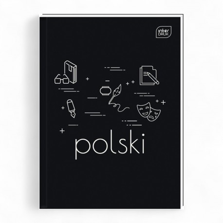 367389 BRULION ZESZYT W KRATKĘ A5 80 J.POLSKI INTERDRUK