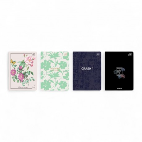 366931 ZESZYT W LINIĘ A5 96 MIX INTERDRUK