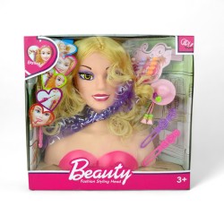 873963 GŁOWA DO CZESANIA STYLIZACJA Z AKCESORIAMI DROMADER