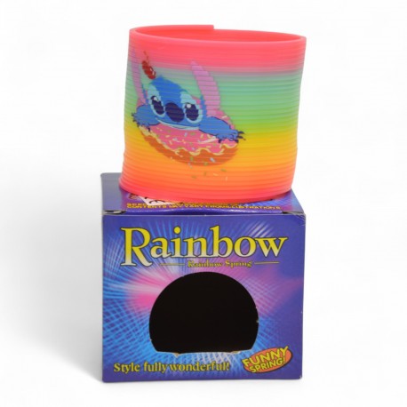 904877 SPRĘŻYNA TĘCZOWA 8CM STWOREK MIX F.H. TOYS