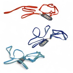 901463 MATERIAŁOWA SMYCZ DLA PSA 3 kol. 110 cm. 7&7