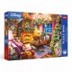 10916 TREFL PUZZLE 1000 el. ŚWIĄTECZNA CHATKA DISNEYA , PREMIUM PLUS QUALITY