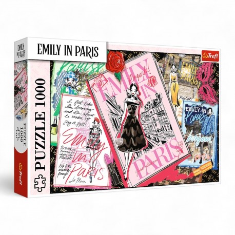 10966 TREFL PUZZLE 1000 el. EMILY W PARYŻU, MAGAZYN MODY