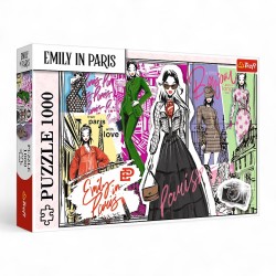 10967 TREFL PUZZLE 1000 el. EMILY W PARYŻU, MODOWE INSPIRACJE