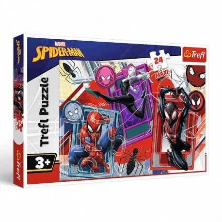 14366 TREFL PUZZLE 24 EL SPIDER-MAN, PAJĘCZE ZMYSŁY
