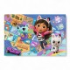 16515 TREFL PUZZLE 100 el KOCI DOMEK GABI, PRZYJAŹŃ W KOCIM DOMKU