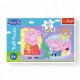 17414 TREFL PUZZLE 60 el ŚWINKA PEPPA, SZCZĘSLIWA ŚWINKA