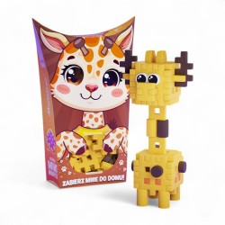 906880 MARIOINEX KLOCKI MINI WAFLE POCKET PETS - ŻYRAFA