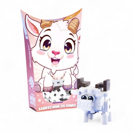 906941 MARIOINEX KLOCKI MINI WAFLE POCKET PETS - KOZIOŁEK