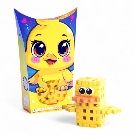 907160 MARIOINEX KLOCKI MINI WAFLE POCKET PETS - KACZUSZKA