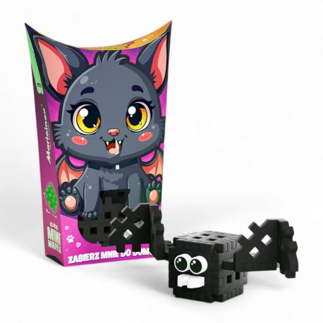 907191 MARIOINEX KLOCKI MINI WAFLE POCKET PETS - NIETOPERZ