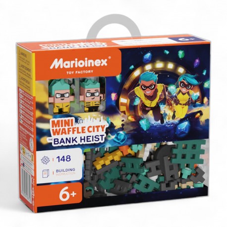 906712 MARIOINEX KLOCKI MINI WAFLE CITY NAPAD NA BANK
